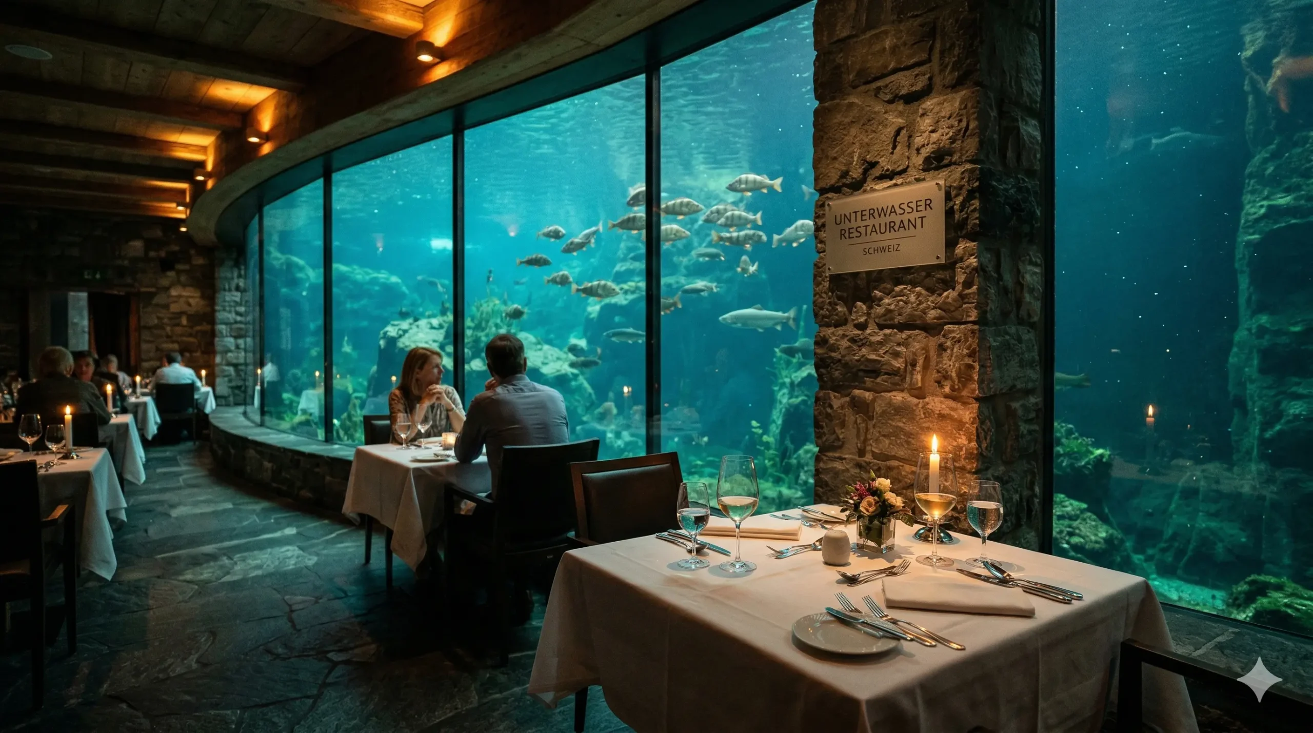 unterwasser restaurant schweiz